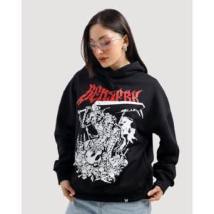 เสื้อฮู้ดดี้ Berserk ขนาดใหญ่พิเศษ ผ้าถักระบายอากาศได้ดี สวมใส่สบายและมีสไตล์ - Product Image 5