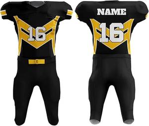 Uniforme Deportivo Personalizado con Logotipo de Club de Fútbol Americano, 100% Poliéster, Sin Mangas, Venta al Por Mayor, Fabricante de Marca Privada - Product Image 1