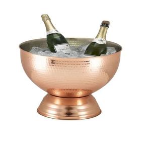 Bol à poinçonner en acier fait main pour la fête Nouveau design Accessoires de bar à domicile Refroidisseur de bouteilles de bière Bol en métal d'excellente qualité - Product Image 1