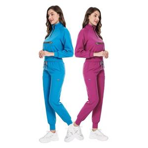 Uniformes médicaux de gommage pour femmes haut uniforme d'infirmière pour le service OEM d'hôpital - Product Image 5