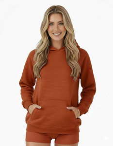Sweat à capuche long oversize pour femme, pull décontracté, doux, chaud, velours, coupe ample, style streetwear, vêtements d'hiver au quotidien - Product Image 1