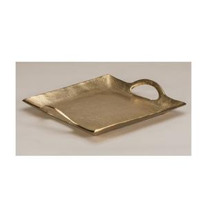 Plateaux de service en argent pour mariages et événements Logo personnalisé pour la décoration de table de restaurants Métal aluminium coulé à la demande - Product Image 3