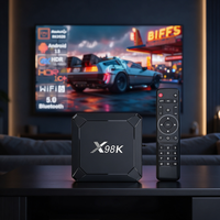 YDH-X98K 2026 Android 13 Quad Core 8K Videoreceiver RK3528A 4+32GB WiFi 802.11n HDR10+ Android TV Box