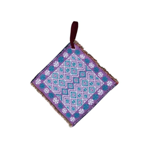 Paquete de valor reutilizable resistente al calor acolchado bordado de algodón 100% de bajo costo ecológico hecho en India OEM ODM almohadilla de agarre de cocina soporte para olla - Product Image 4