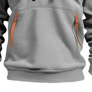 Ensemble de survêtement décontracté avec logo brodé personnalisé, design classique, 100% coton, respirant, taille élastique, doux et confortable, faible MOQ - Product Image 6