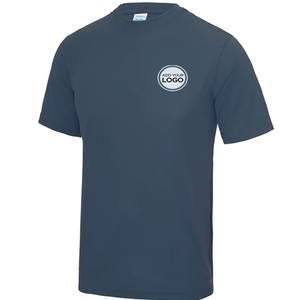 T-shirts pour hommes en coton/bambou, protection UV UPF 30+, coupe classique, logo personnalisé, séchage rapide, style streetwear - Product Image 4
