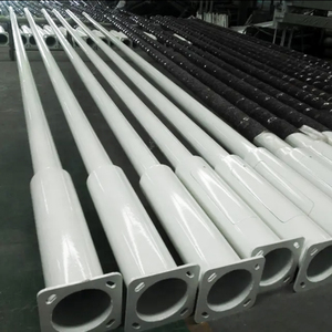 Poteau d'éclairage public de 9 m galvanisé à chaud, certifié ISO9001, fourni directement par l'usine, en acier Q235B, antirouille, pour l'éclairage routier - Product Image 6