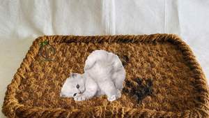 Estera de fibra de coco hecha a mano/Alfombra de coco natural PET al aire libre estera para mascotas al por mayor de proveedor de Vietnam - Product Image 3