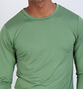 Men's Dry-Fit Moisture <b>Wicking</b> Performance Long Sleeve <b>T</b>-<b>Shirt</b> Direct From Factory - Product Image 4