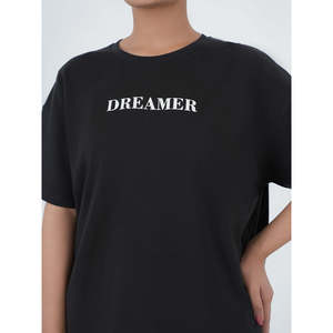 T-shirt en jersey graphique SATRIA, coupe classique avec décoration logo - Product Image 2