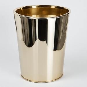 Poubelle en métal de grande capacité sans couvercle pour bureaux, restaurants, hôtels et espaces publics, assurant une collecte efficace des déchets - Product Image 2