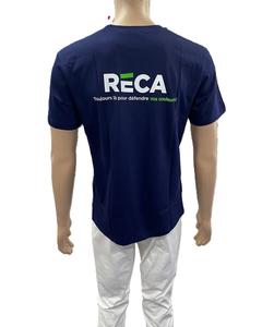 Camiseta de hombre de alta calidad de algodón 100% redondo/cuello redondo logotipo personalizado impreso OEM cantidad personalizable pedido al por mayor precio - Product Image 2