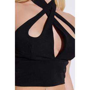 Blouse à devant ouvert et dos tombant - Product Image 5