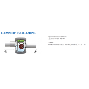 Siphon horizontal inspectable Tecnosystemi pour la climatisation et la plomberie – Produit anti-odeurs - Product Image 5