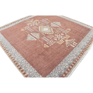 Venta al por mayor tradicional hecha a mano Oushak lana corredor alfombra 100% Nueva Zelanda lana gran área de pared a pared alfombra para uso doméstico lavable - Product Image 2