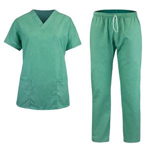 Top qualité femmes gommage chemise et pantalon ensembles uniforme conception hôpital marque privée gommages infirmière médicale uniforme - Product Image 3