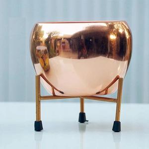 Pots de fleurs fer métal planteur fil rustique solide Base support pièce maîtresse petites plantes jardin enduit de poudre Style américain - Product Image 2