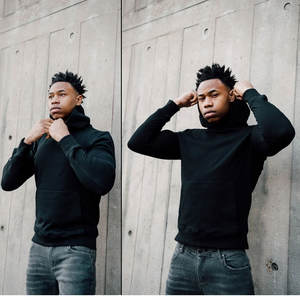 Sudadera con capucha de algodón orgánico siguiente nivel sudaderas con capucha 52% algodón 48% poliéster ropa en blanco sudaderas con capucha al por mayor - Product Image 3