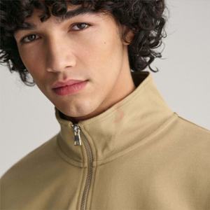 Sweat-shirt confortable à fermeture éclair pour hommes léger à la mode et adapté à toutes les occasions OEM entretenu respirant - Product Image 4