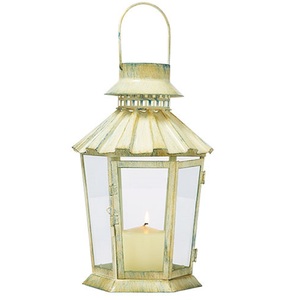 Fer avec verre Antique noir finition lanterne pour maison hôtel balcon mariage salon Restaurant bougie lanterne article - Product Image 2