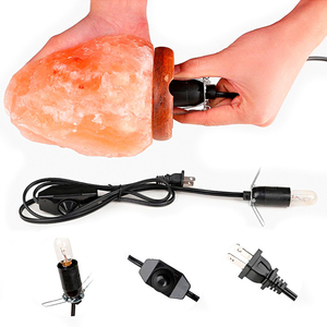 Vente en gros décoration himalayenne 100% authentique sculptée à la main moderne cristal rose naturel lampe au sel gemme de l'Himalaya OEM - Product Image 1