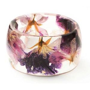 PARFAIT Bijoux Résine Acrylique Bracelet Bracelet Exagéré Éblouissant Multicolore Large Irrégulier Carré Acrylique Bracelets pour - Product Image 6