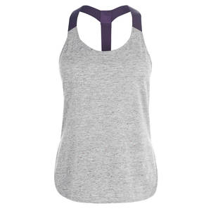 Woman Workout Wear Backless Mesh <b>Singlet</b> Sport Yoga Tank Top for Gym / High Quality Sublimated Tank Tops for <b>Women</b> - Product Image 1