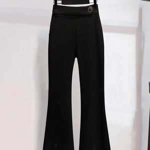 2025 primavera cinturón decorativo Patchwork chaqueta Blazer Casual expansión llorando dos piezas elegante mujer pantalones traje trajes de oficina - Product Image 4