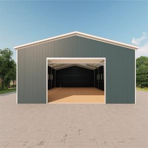 Estrutura de aço de construção do armazém de garagem pré-fabricado estrutura de aço da construção - Product Image 1