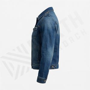 Best Manufacturer Custom Made OEM Customized Color <b>Jean</b> <b>Stretch</b> Denim Jacket Men Winter Front Washed Apparel New Arrival - Product Image 3