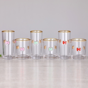 Prêt <span class=keywords><strong>à</strong></span> expédier or jante 3D <span class=keywords><strong>émail</strong></span> surélevé conception Barware Cocktail eau Highball verre <span class=keywords><strong>à</strong></span> boire gobelet tasse pour cadeau - Product Image 5
