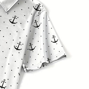 Polos de servicio OEM, polos para hombre 100% algodón, manga corta, antiarrugas, camiseta para hombre, polos lavables para hombre - Product Image 5