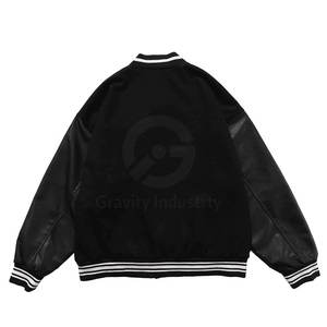 Blouson Teddy Homme Hiver Qualité Supérieure Vente en Gros Décontracté Écologique Respirant Col Montant Logo Personnalisable - Product Image 2