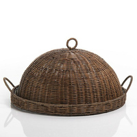 Nouveau design 2026 Panier de rangement alimentaire décoratif tressé avec couvercle, emballage OEM du fabricant vietnamien