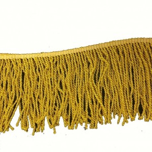 Frange en fil de métal torsadé antique de qualité supérieure Franges en fil métallique de couleur - Product Image 2