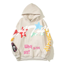 Sweat à capuche surdimensionné pour homme en spandex/coton imprimé sur mesure, pull d'hiver, style streetwear brodé en 3D, écologique, haute qualité - Product Image 3