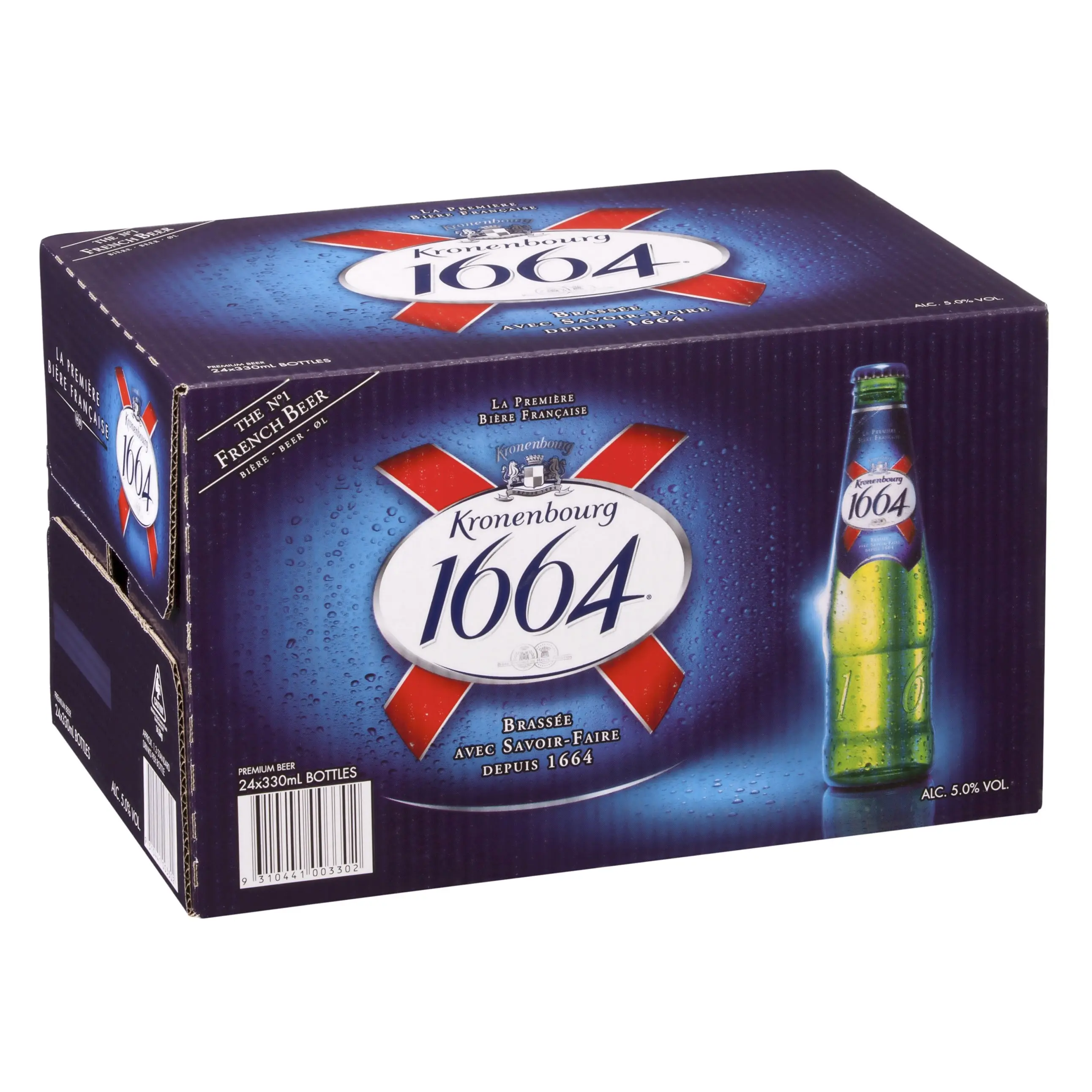 Highest Quality Best Price Direct Supply Kronenbourg Blanc 1664 with 24x33cl Beer in cans and in bottles Bulk Fresh Stock