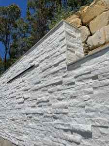 Revestimiento de pared de mármol de lujo de Vietnam, paneles de libro blanco para entrada y exterior modernos para apartamentos, hoteles, villas, resorts - Product Image 4