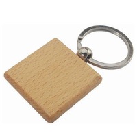 FAIZA CRAFT Porte-clés rectangulaires en bois faits à la main de haute qualité, style Art Déco, avec logo personnalisé - Cadeaux souvenirs pour la décoration de voiture et de la maison
