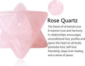 หินควอตซ์ dodecahedron คริสตัลแกะสลักอัญมณี Merkaba สำหรับความรักในตัวเองความสามัคคีและการปฏิบัติทางจิตวิญญาณหินธรรมชาติ merkaba - Product Image 4