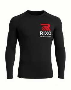 เสื้อยืดผู้ชายแบบแห้งเร็ว ระบายอากาศได้ดี ผ้าสแปนเด็กซ์/ผ้าฝ้าย คอทรงโอ แขนยาว ทรงปกติ เหมาะสำหรับออกกำลังกายและเล่นกีฬา - Product Image 2