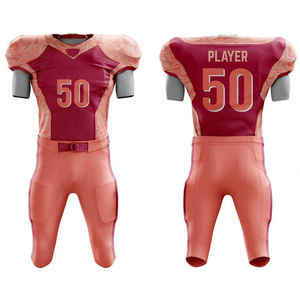 Customizable American Football Jersey Practice Uniforms Latest Design for Men Kids Plus Size OEM Spandex Uniform with <b>Shorts</b> - Product Image 1