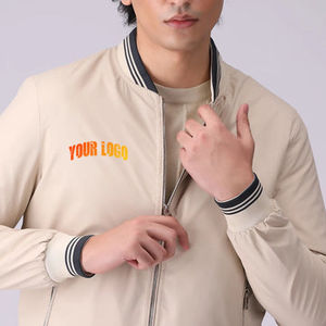 แจ็กเก็ตทีมันหนาวปรับแต่งได้สำหรับผู้ชายเสื้อแจ็คเก็ตบอมเบอร์2025สไตล์เลตเทอร์แมนไม่มีโลโก้ตัวเลือก - Product Image 2