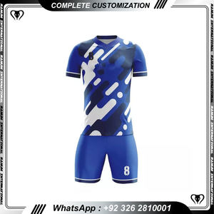 Uniforme de fútbol personalizado al por mayor para hombre uniforme de fútbol cómodo 100% poliéster con logotipo personalizado - Product Image 5