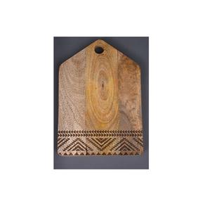 Planche à découper en bois durable en gros, planche à découper de cuisine en acacia antimicrobienne avec trou de suspension, planche multifonction épaisse - Product Image 1