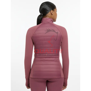 Recién llegado, venta al por mayor, chaqueta de entrenamiento ecuestre para mujer, impermeable, transpirable, tela elástica, chaqueta ergonómica para montar a caballo - Product Image 5