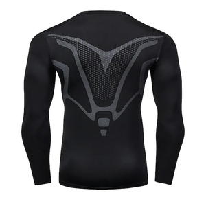 Logotipo personalizado Rash Guard Fabricante Sublimación Traje de baño Impreso Bjj Rash Guard Manga corta Mma Camisas para hombres - Product Image 2