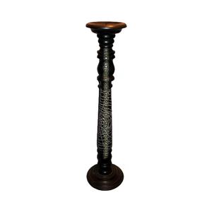 Luxury Tall Wooden Candle Holder Stand With Hand Crafted Design Great for Living Room Hotel and Home <b>Table</b> Decor - Product Image 1