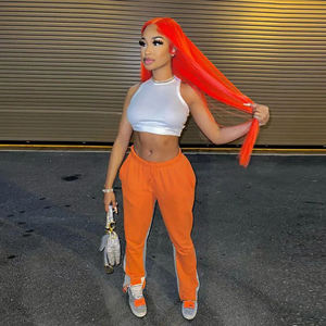 Pantalon décontracté en coton à ourlet ample, pantalon de survêtement, vêtements de sport, pantalon de jogging pour femme, pantalon long, taille plus 5XL, pantalon d'intérieur - Product Image 3