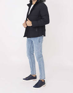 Vestes matelassées en nylon coupe-vent décontractées et élégantes pour hommes, sur mesure, avec fermeture éclair intégrale, au prix le plus bas - Product Image 5